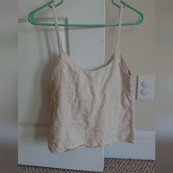 Luciana Quiroga Linen tank top size XS - Picture 2 of 11